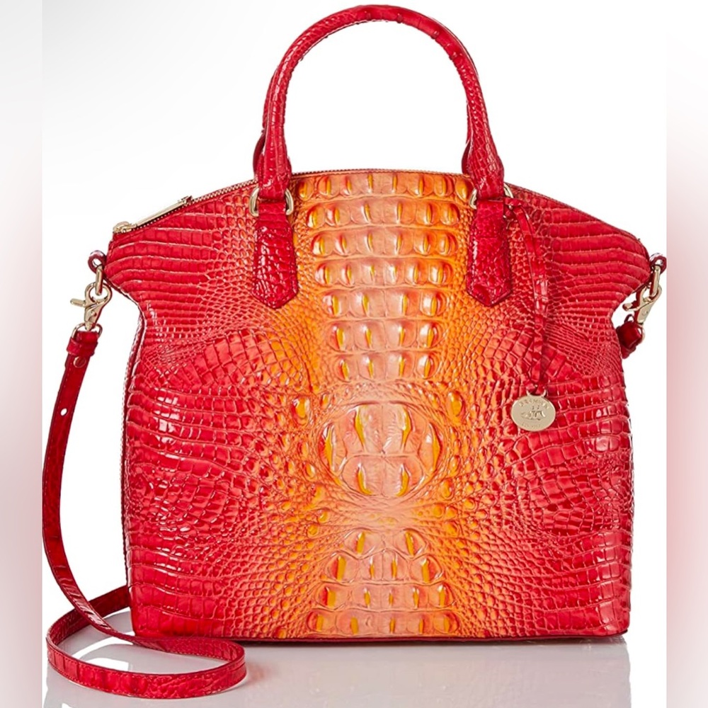 EUC BRAHMIN Infusion Ombre Melbourne Large Duxbury Satchel